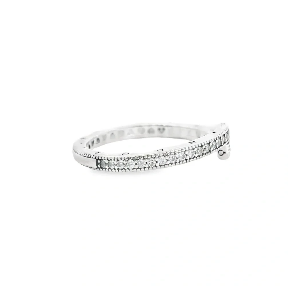 Pandora Sparkling Overlapping Ring NEW‎